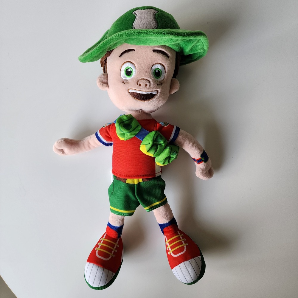 Ranger Rob Plush Toy 15" Nelvana Red Green Dragon Adventure Kid Stuffie Stuffed